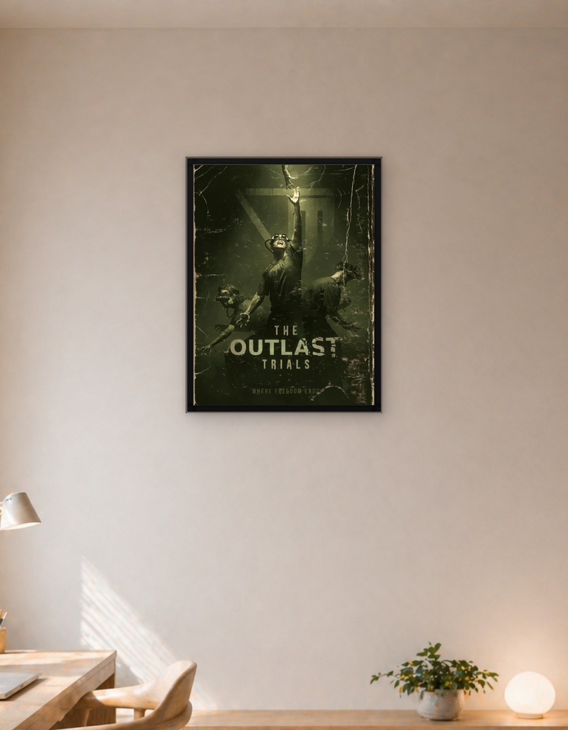 The Outlast Trials Video Game Vintage Style
