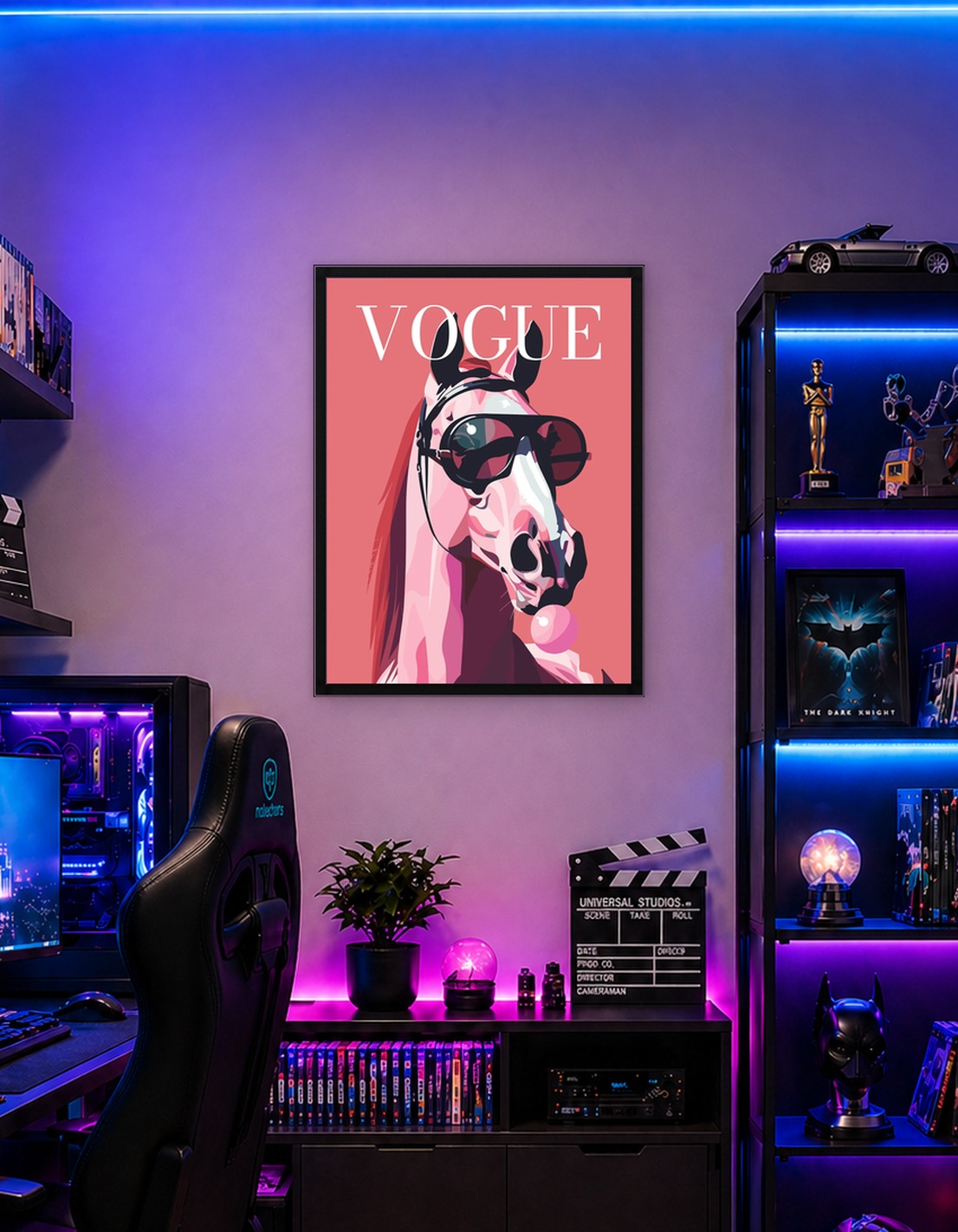 Vogue Horse with Sunglasses