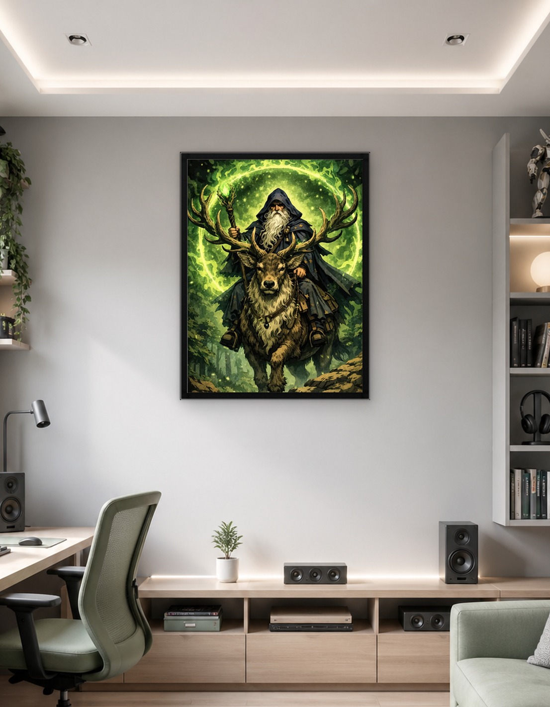 Волшебник верхом на олене