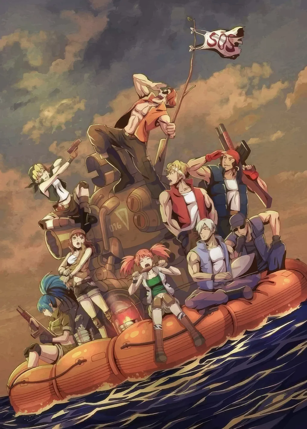 Stranded Survivors on a Raft