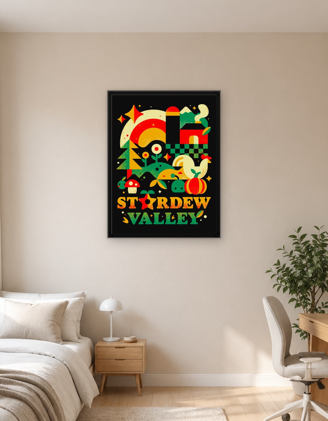 Stardew Valley Geometric Farm Art