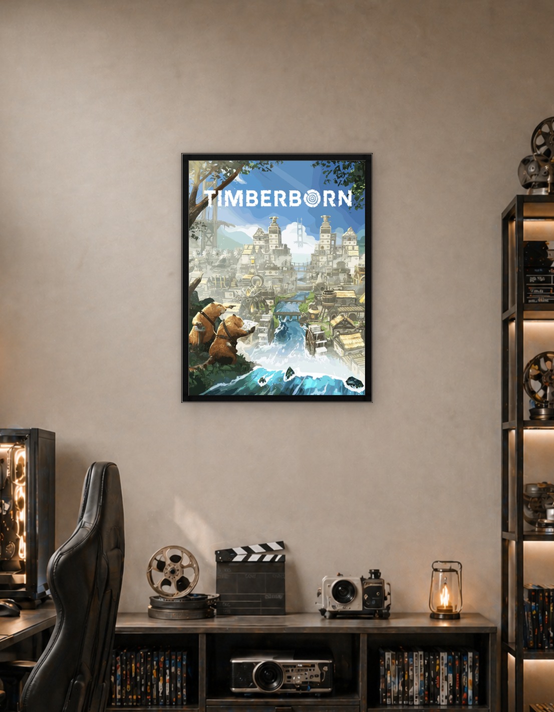 Timberborn Beaver Cityscape