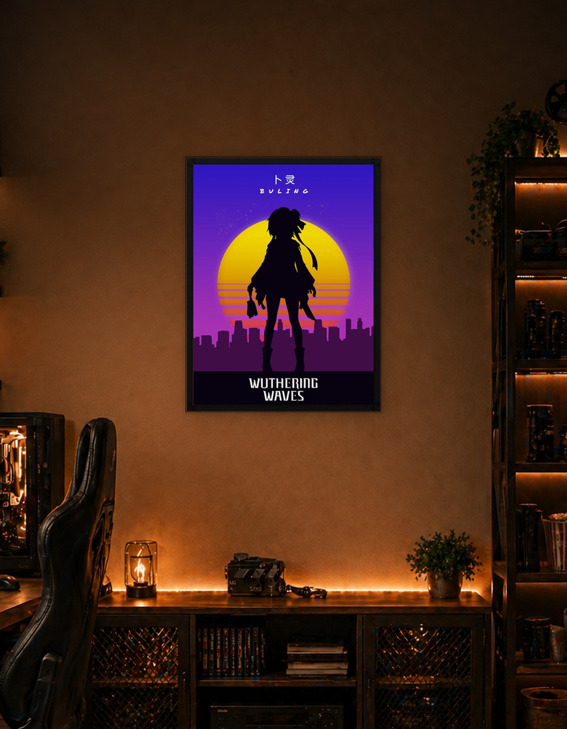 Wuthering Waves Buling Silhouette Poster