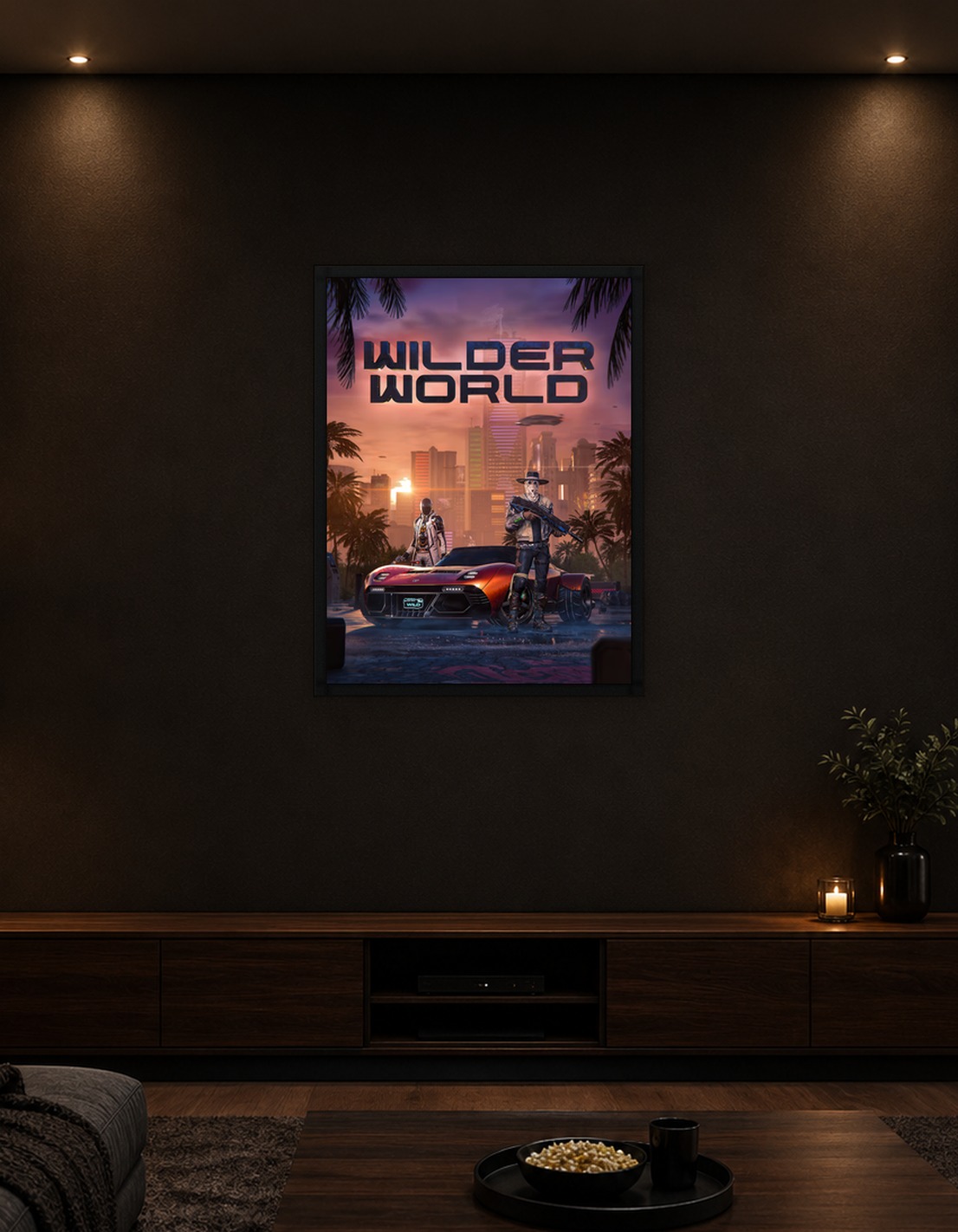 Wilder World Cyberpunk Cityscape