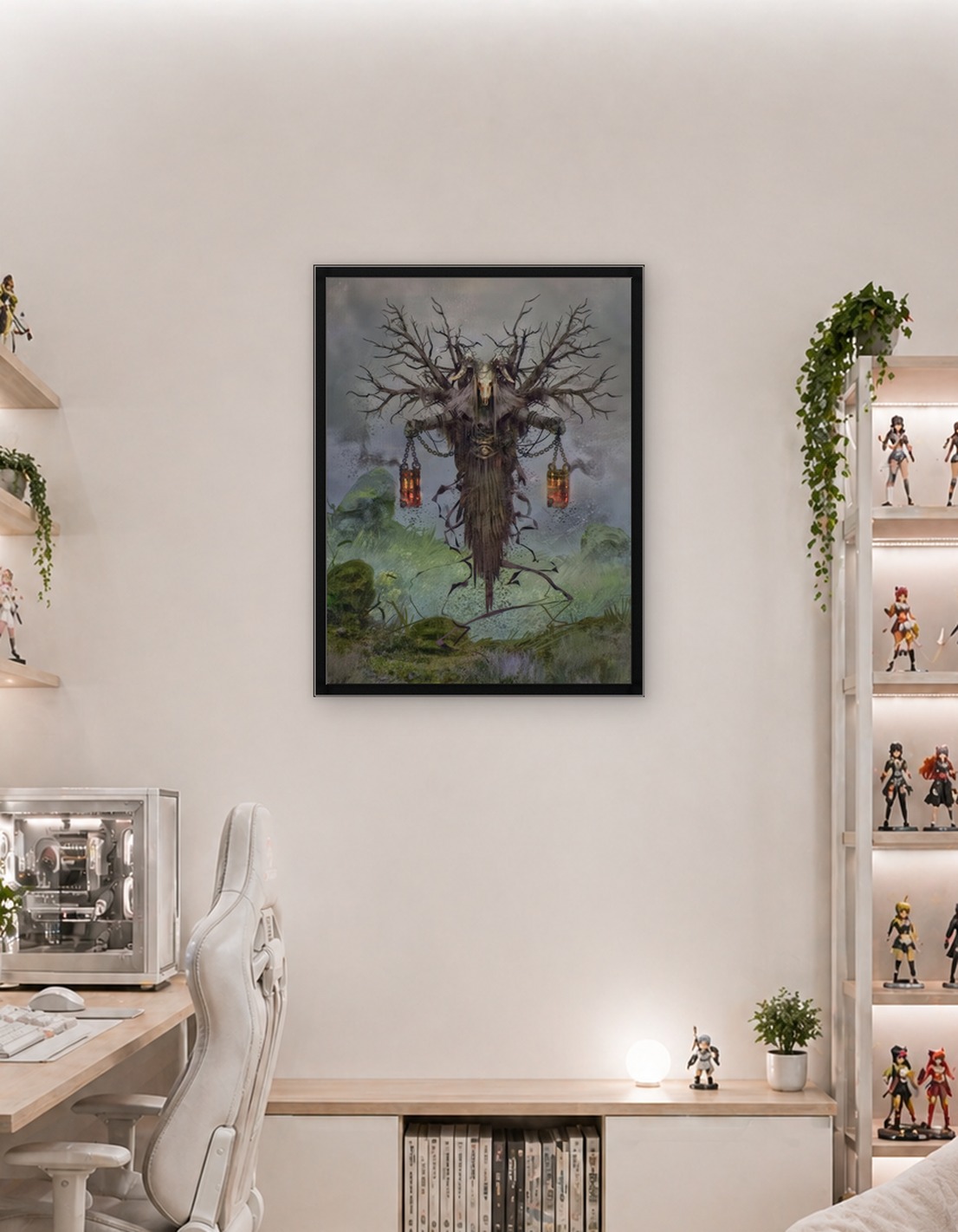 Tree Spirit with Lanterns