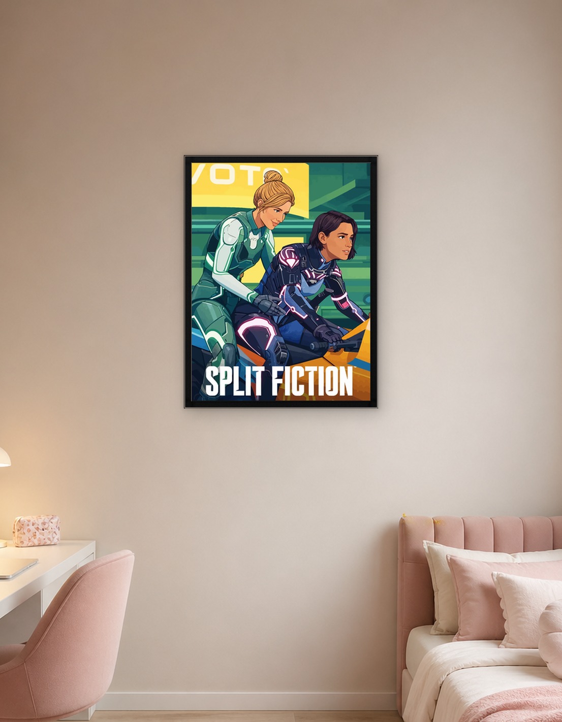 Split Fiction Sci-Fi Motorcycle Duo