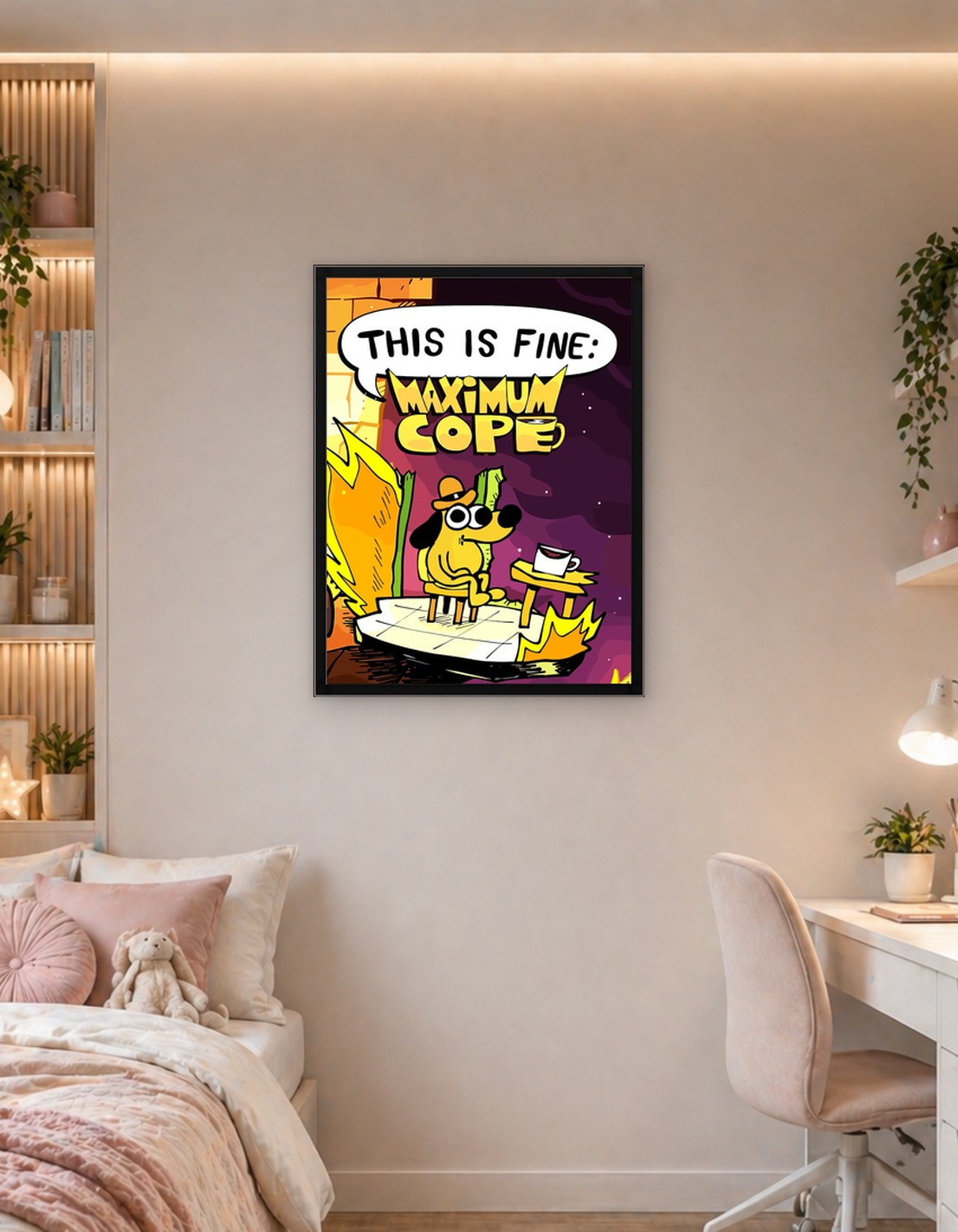 This is Fine: Maximum Cope Dog game