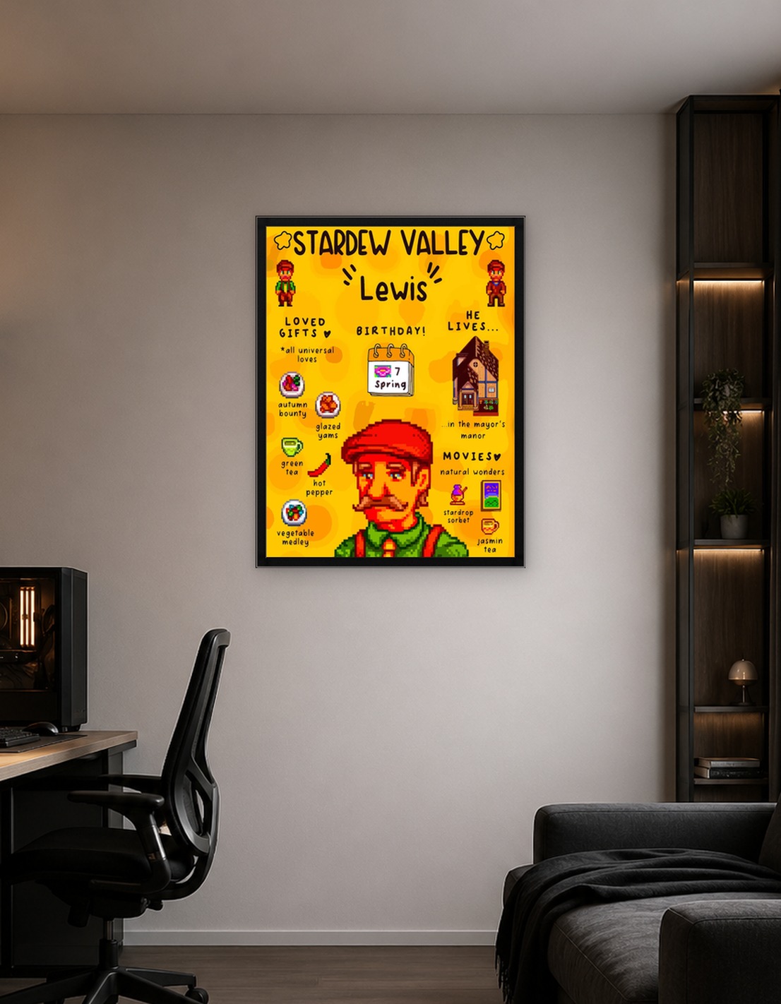 Stardew Valley Lewis Character Info