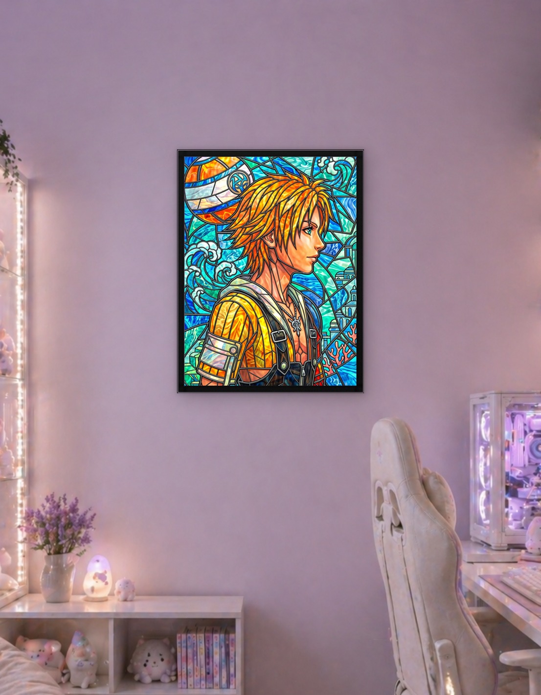 Tidus Stained Glass Art