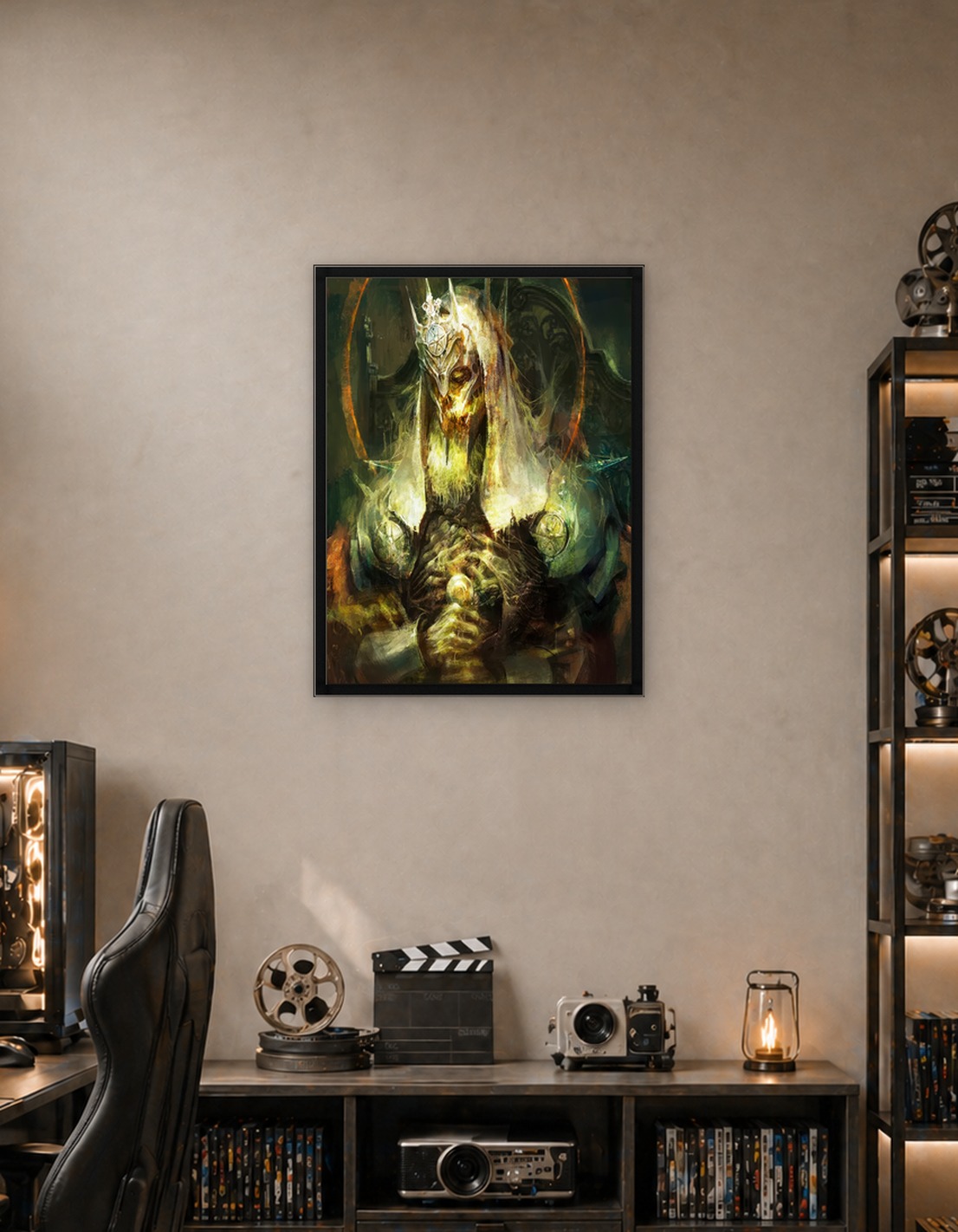 Undead King with Crown and Orb