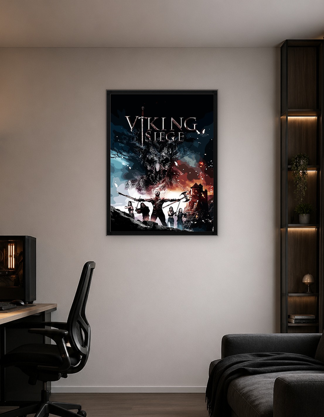 Viking Siege Fantasy Art