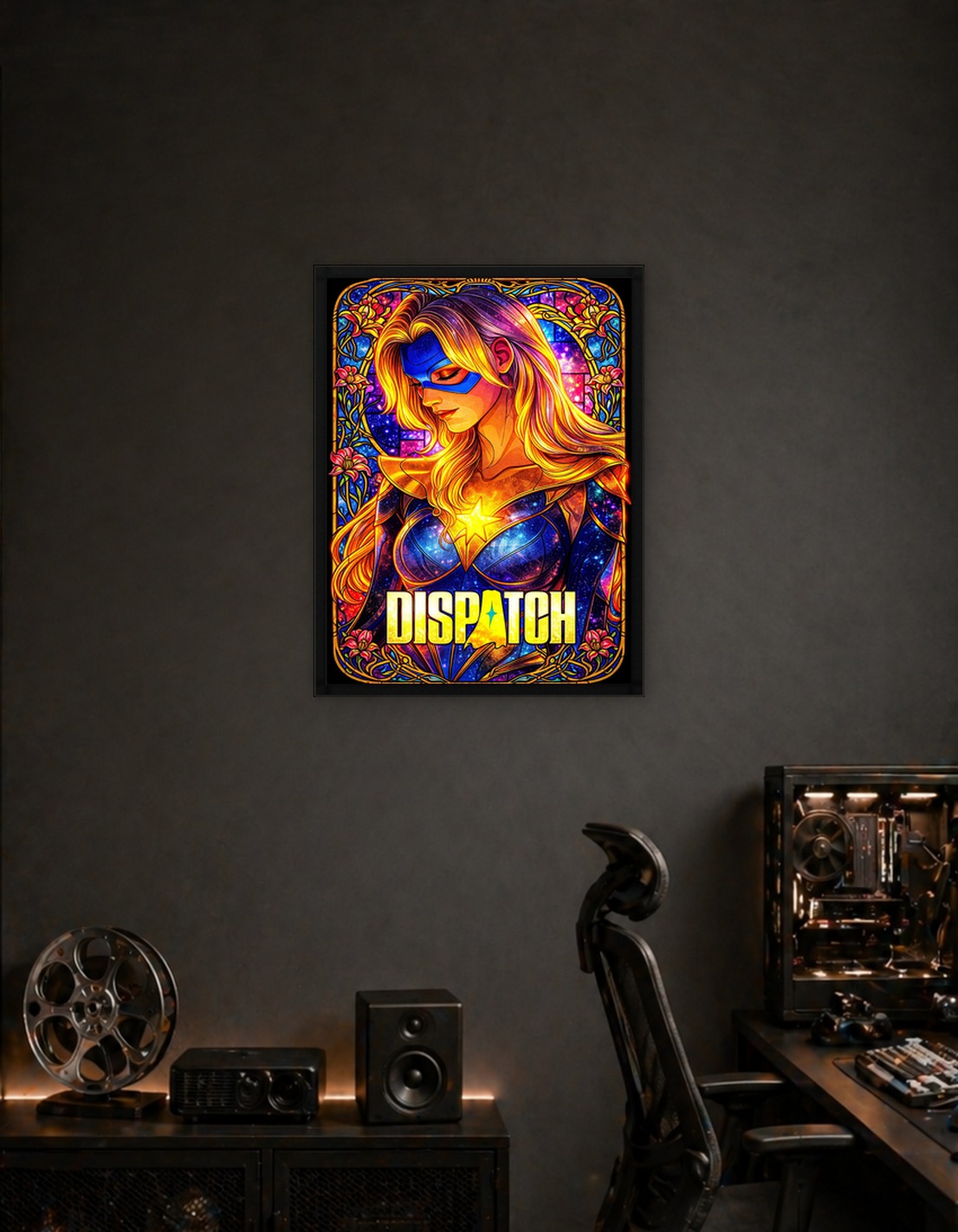 Stained Glass Superhero Dispatch