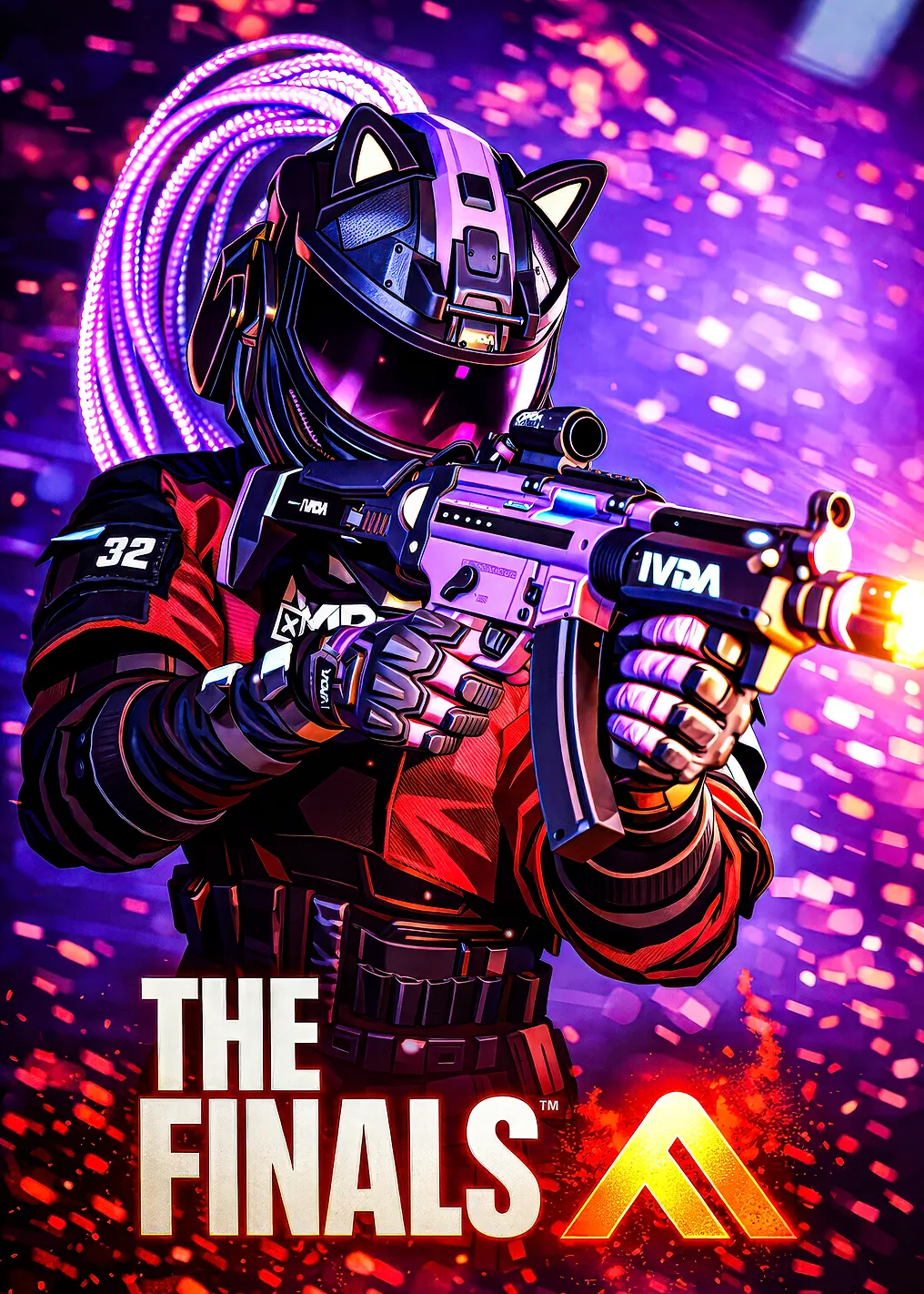 The Finals Game Character with Gun