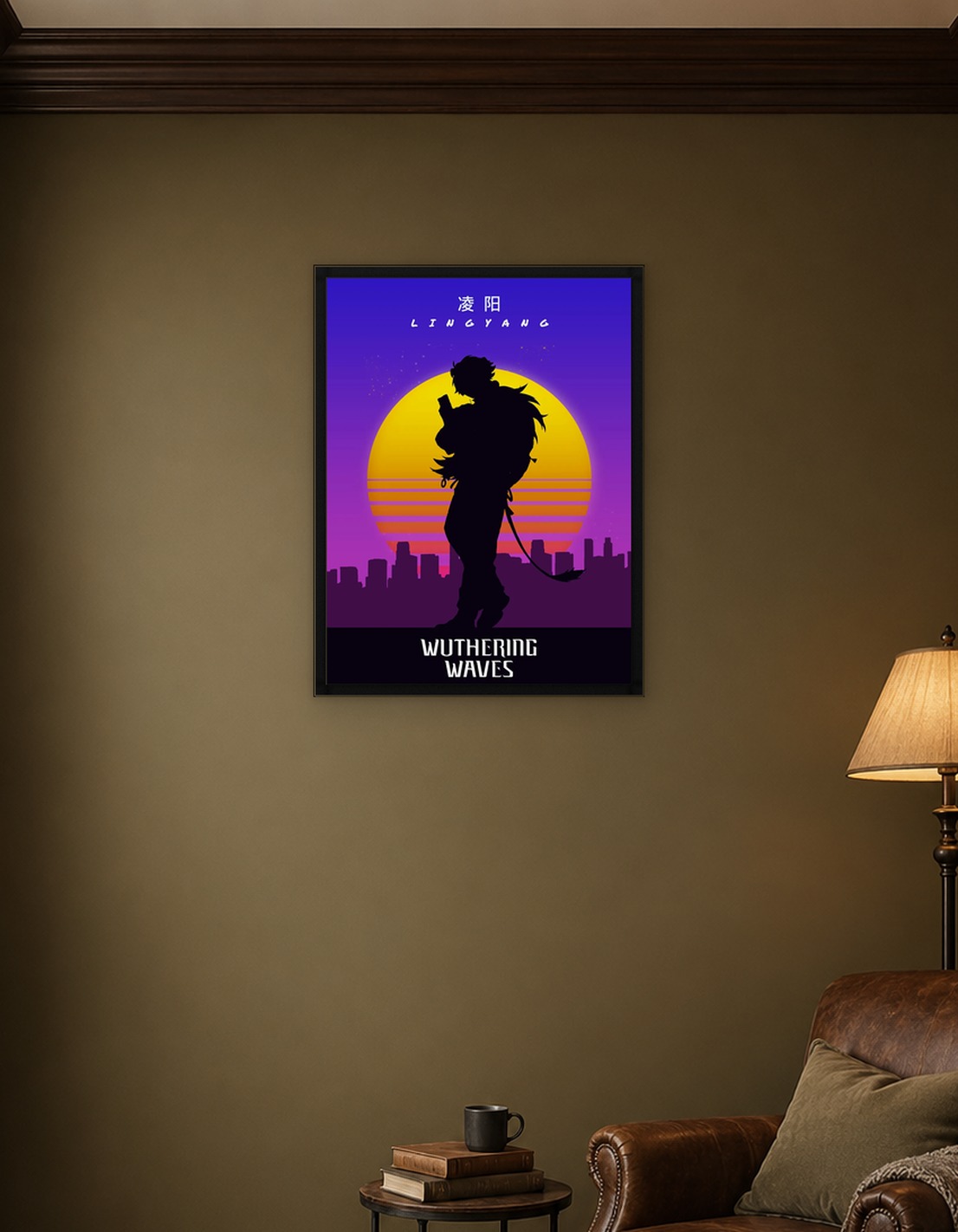 Wuthering Waves Lingyang Retro Poster - 9967757