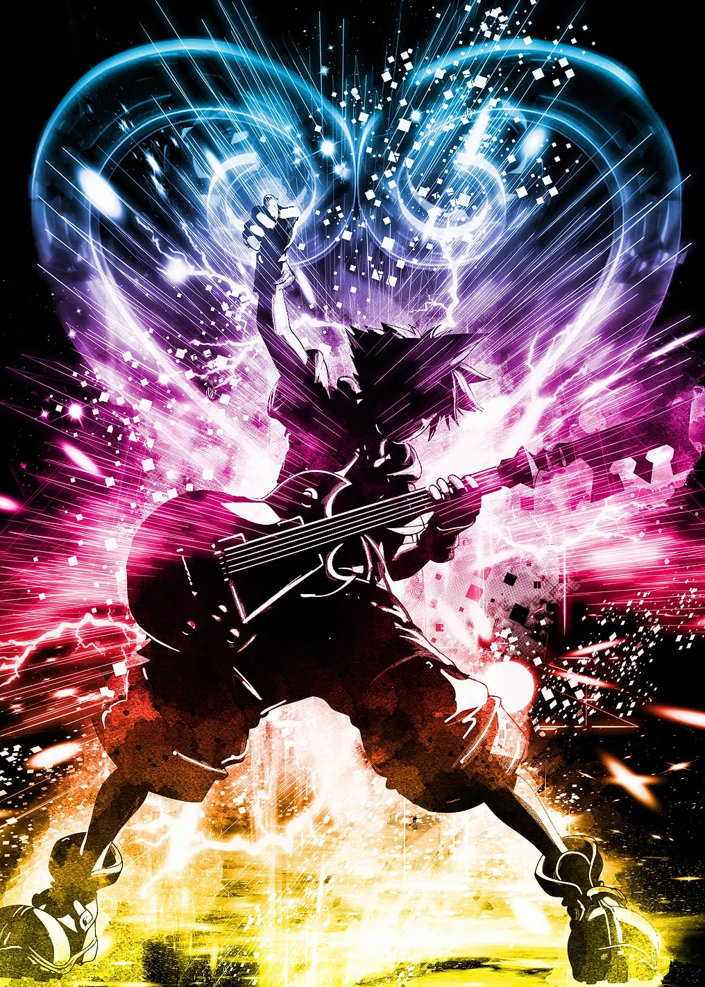 Sora Playing Guitar with Heart Energy