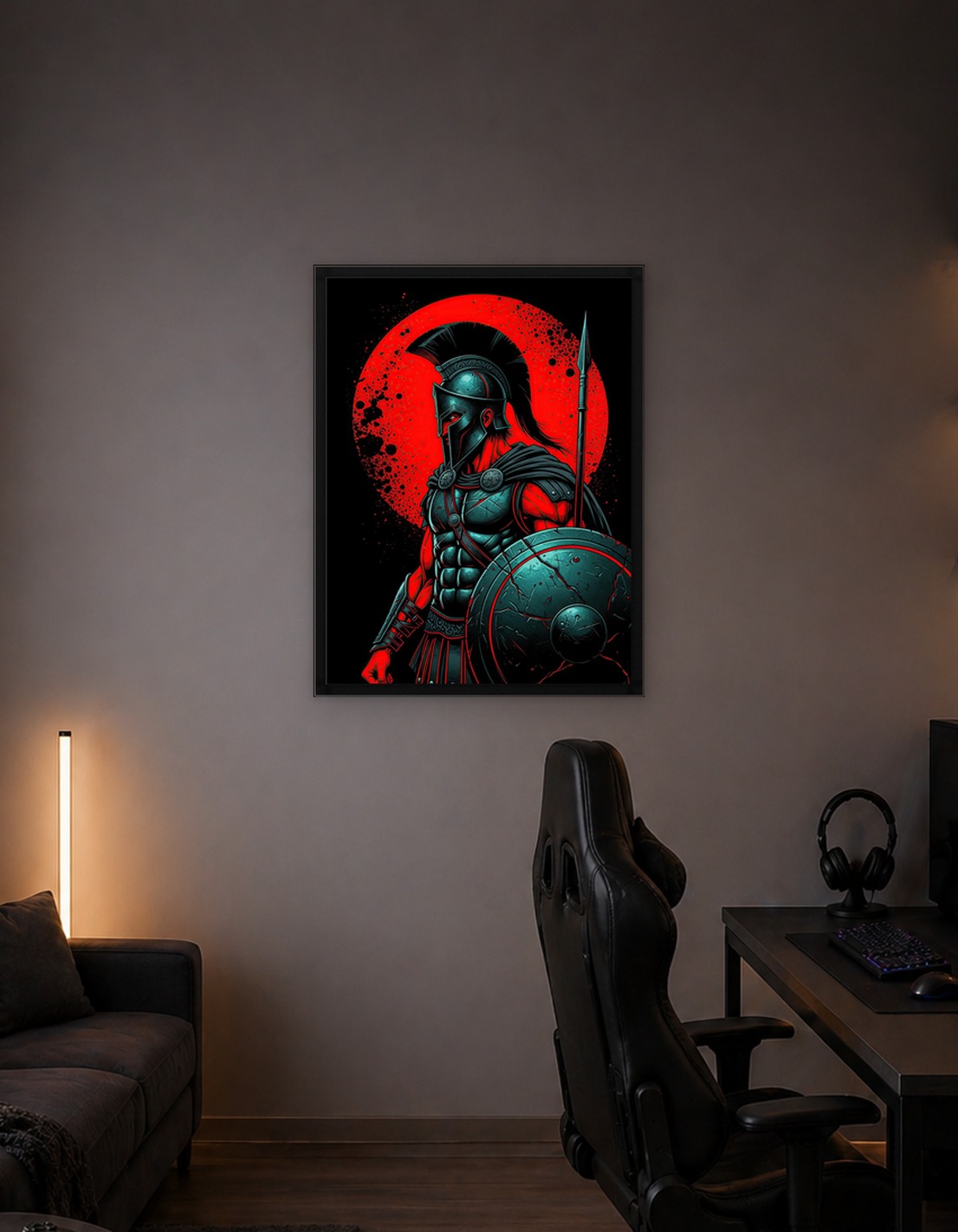 Spartan Warrior with Spear and Shield - 10044668