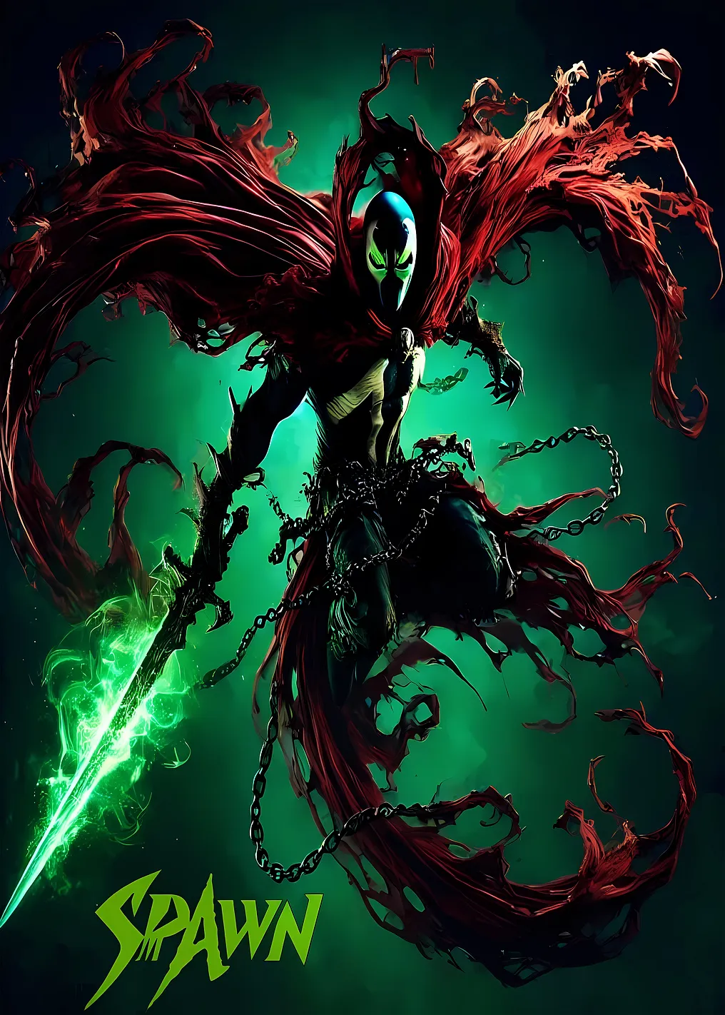 Spawn with Green Energy Sword