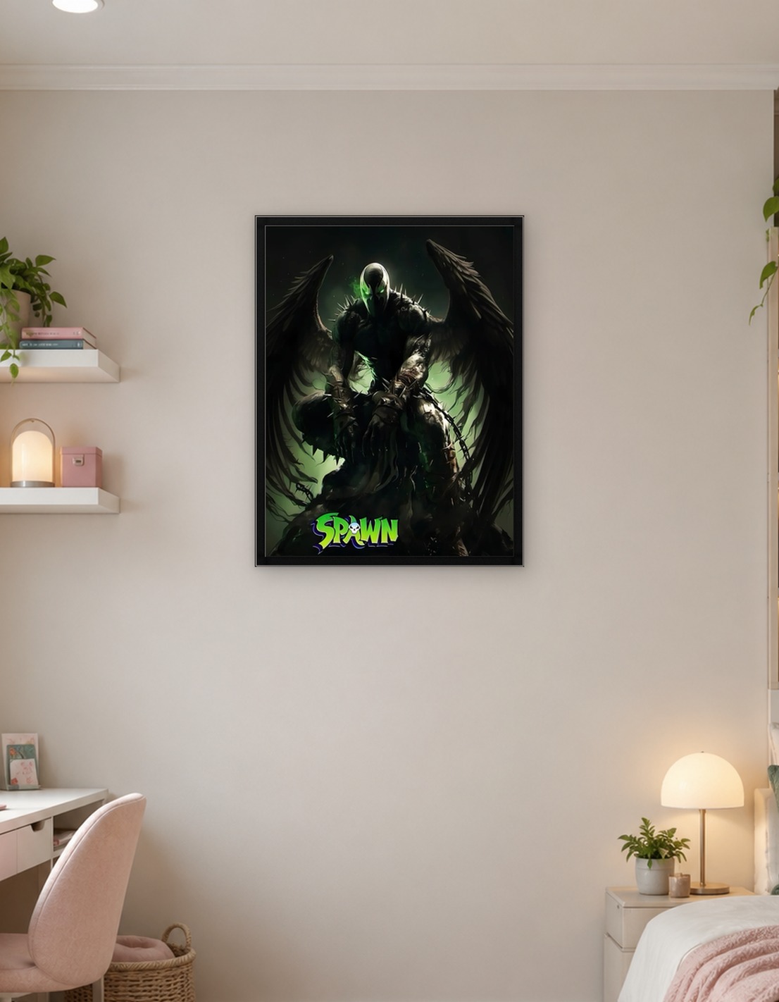 Spawn with Black Wings