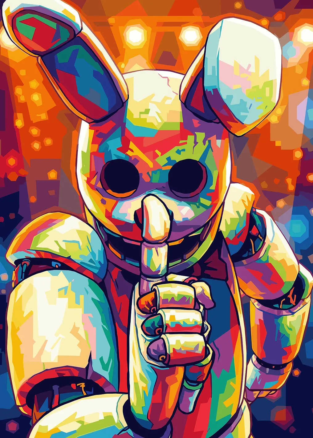 Springtrap Pop Art Portrait - 9804240