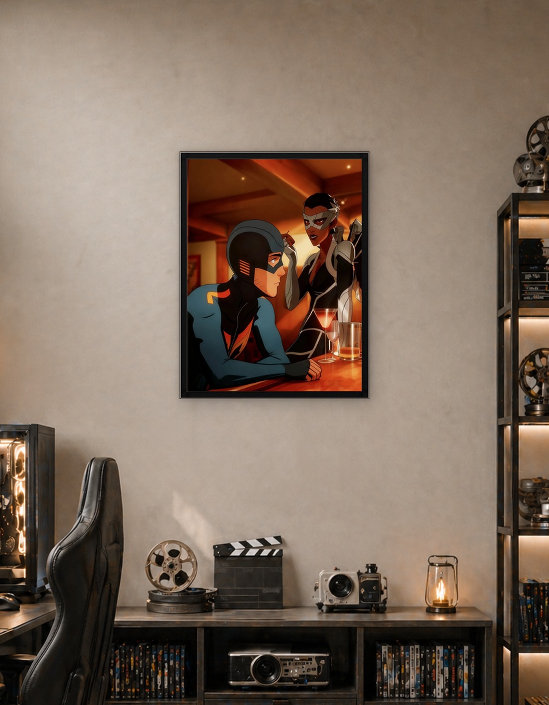 Superheroes at a Bar