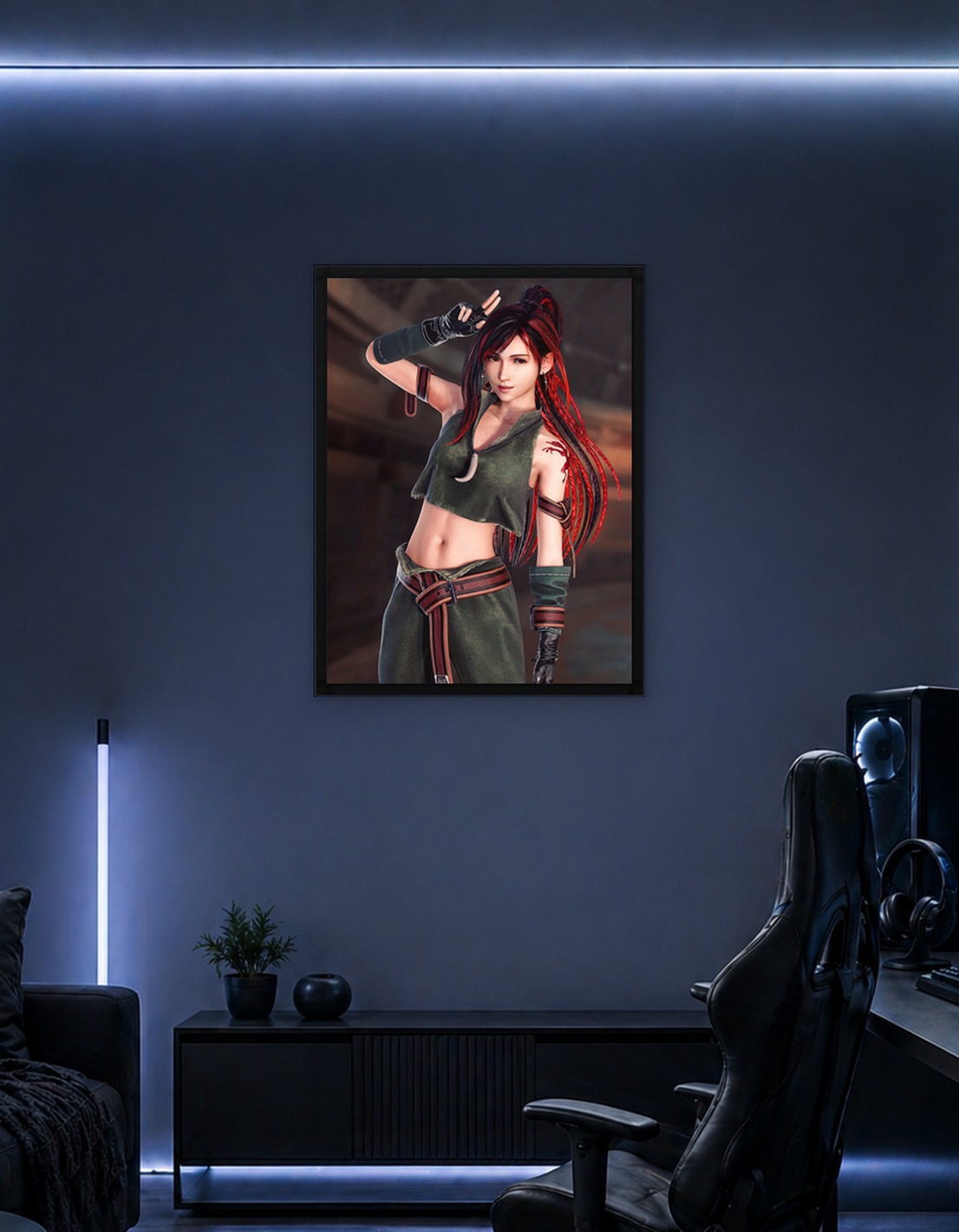 Tifa Lockhart in Green Outfit