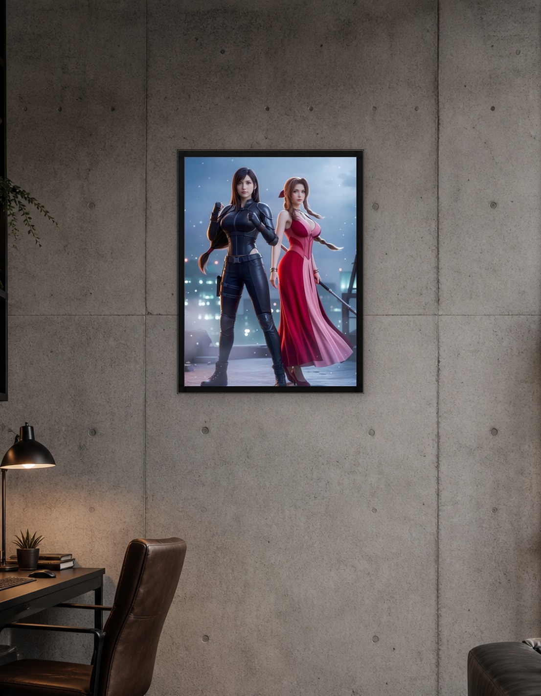 Tifa and Aerith from Final Fantasy VII - 9934065