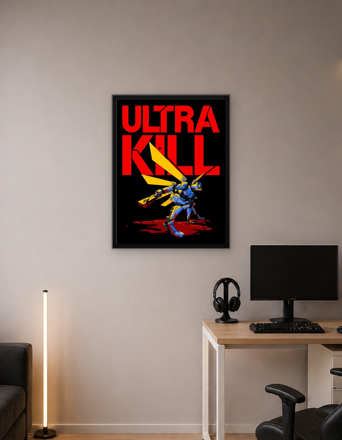 ULTRA KILL Robot in Blood