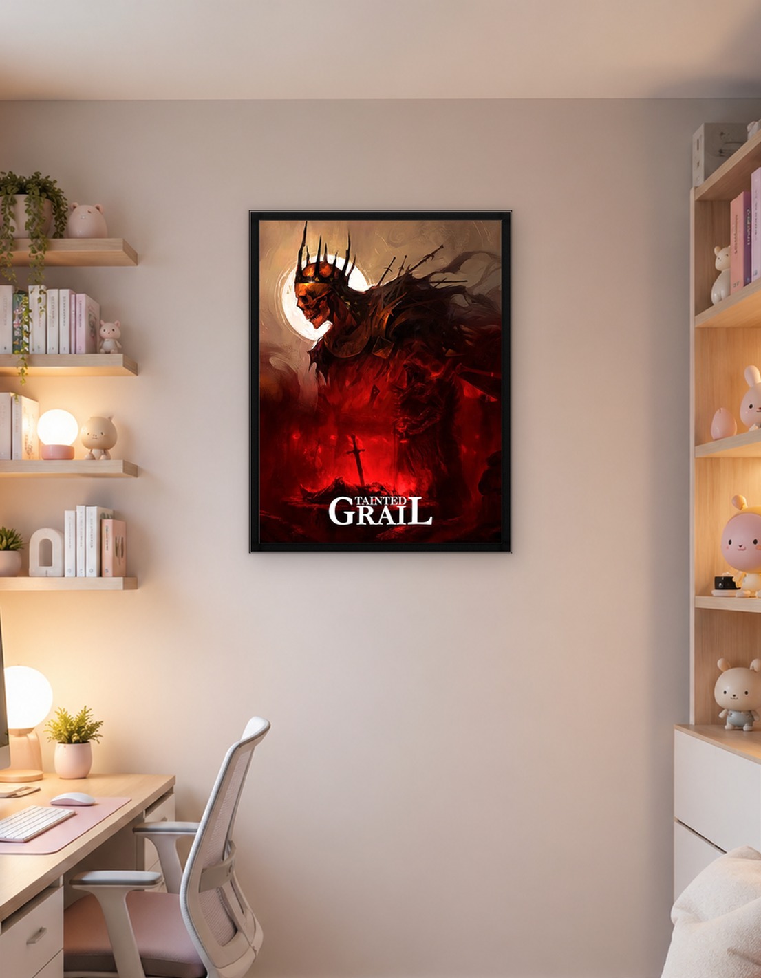 Tainted Grail Skull King Artwork