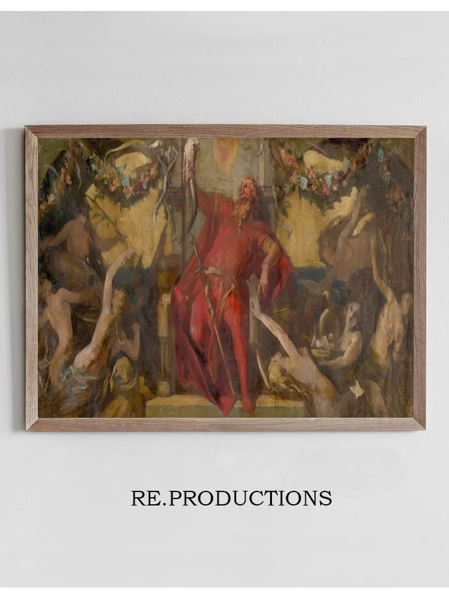 (study for the Decorative Panel) Gambrinus