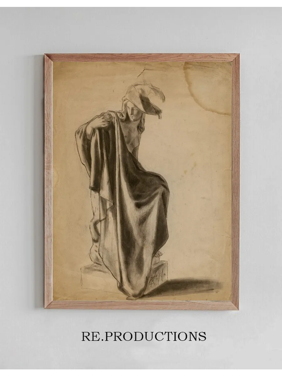 (Untitled) (Drapery Study)