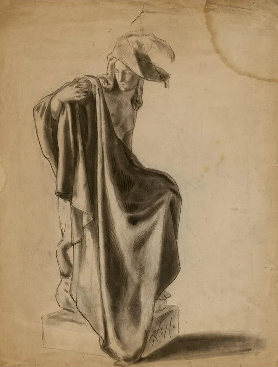 (Untitled) (Drapery Study)