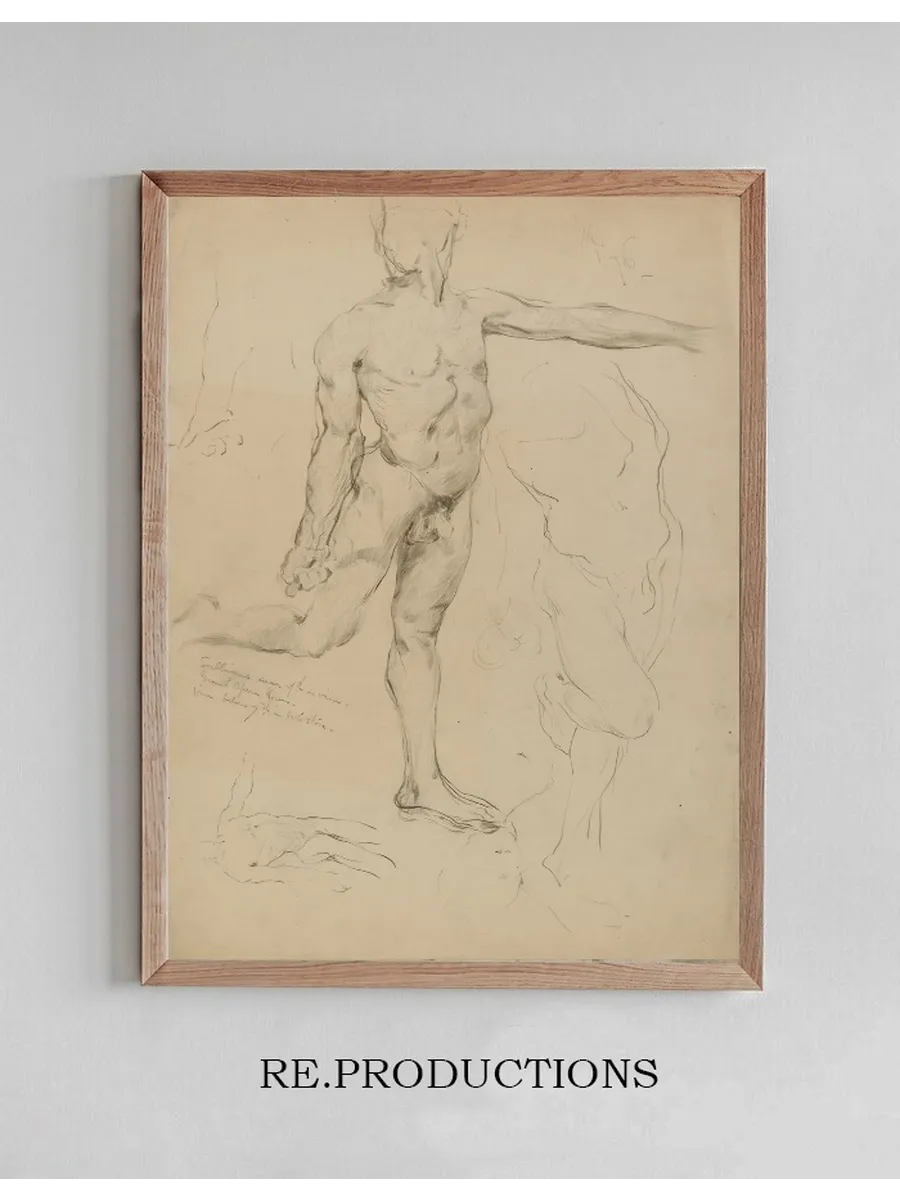 (Untitled) (Studies of Male Nudes)