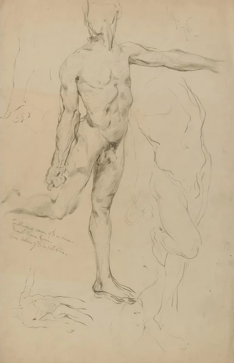 (Untitled) (Studies of Male Nudes)