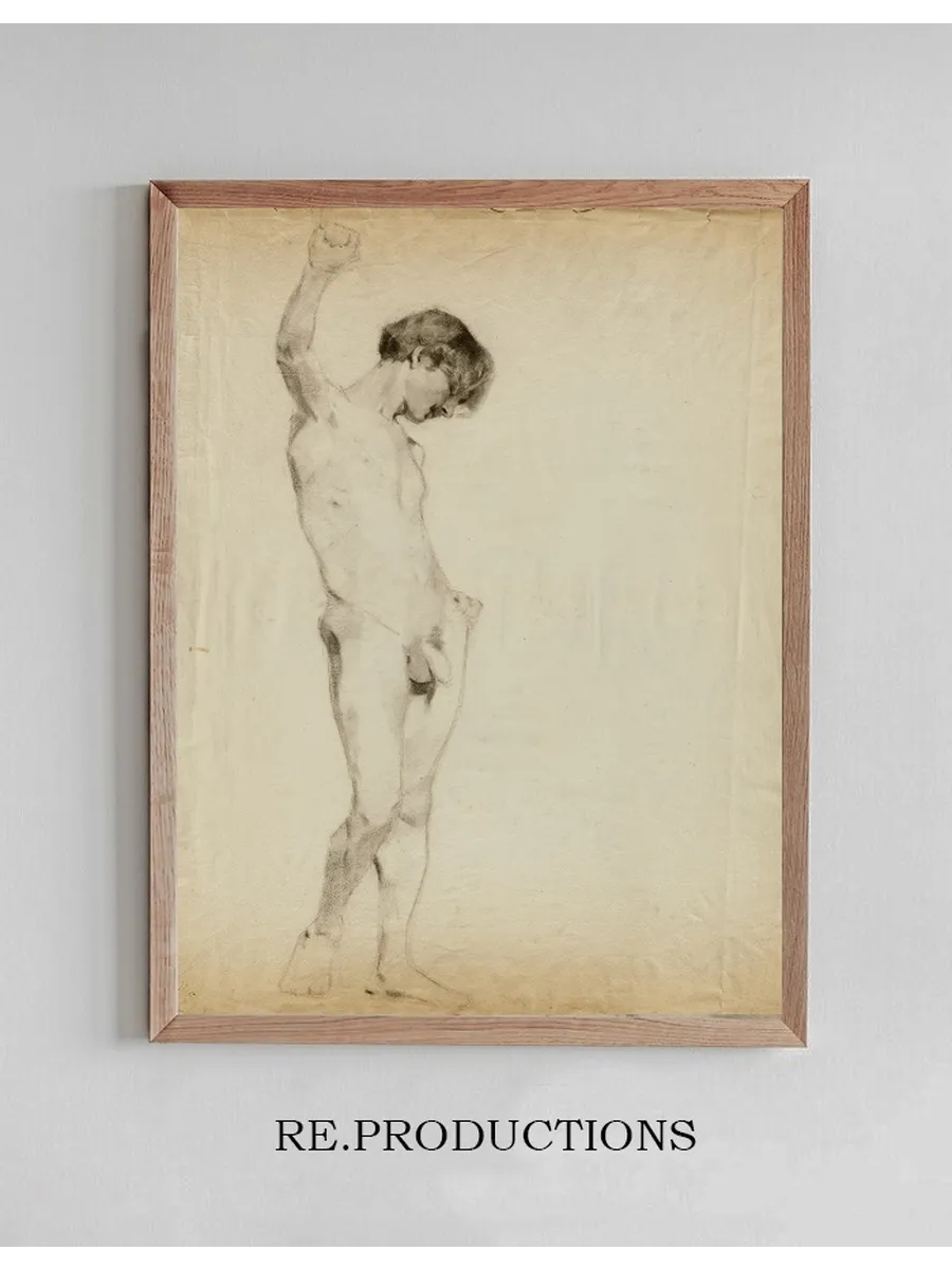 (Untitled) (Study of Standing Male Nude)