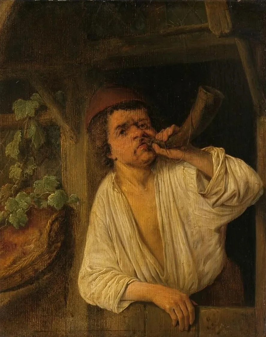 A Baker Sounding his Horn