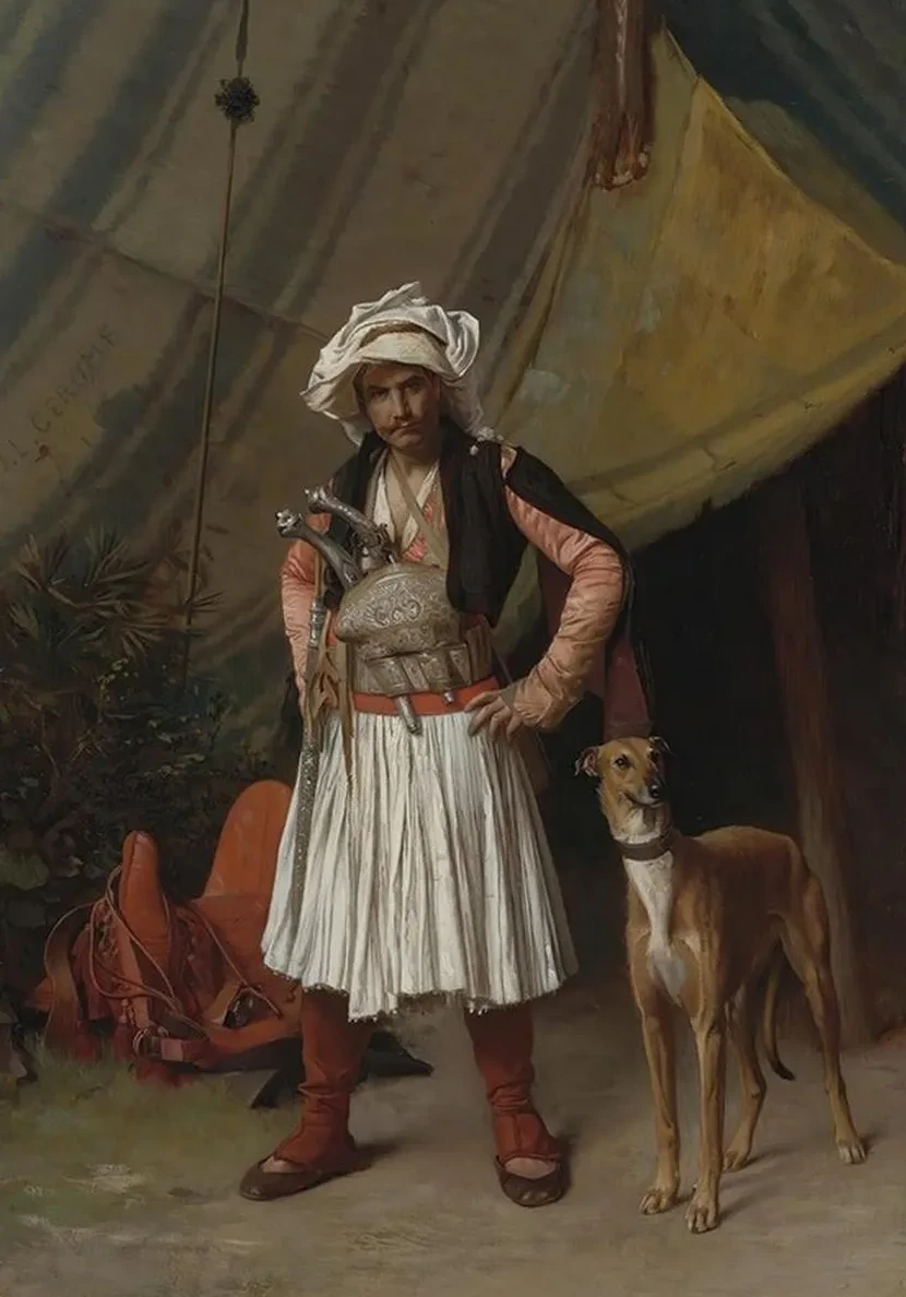 A Bashi - Bazouk And His Dog