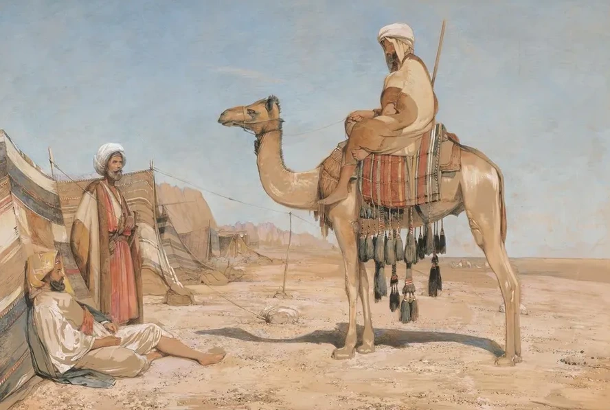 A Bedouin Encampment Or, Bedouin Arabs