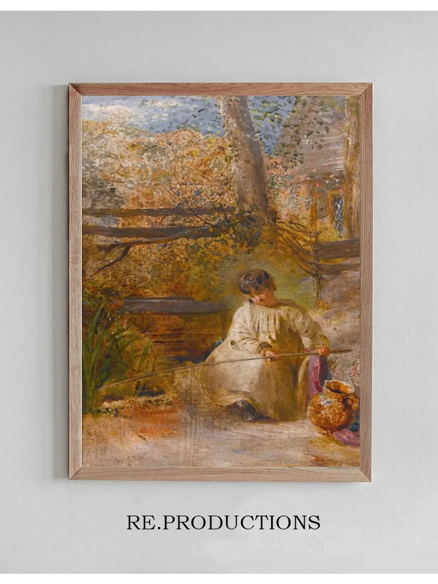 A Boy Fishing