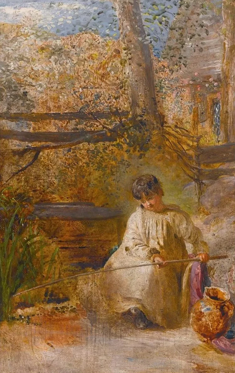 A Boy Fishing