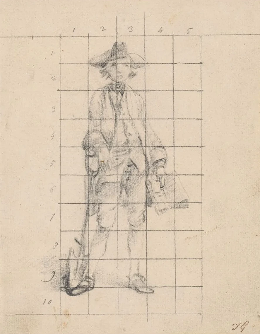 A Boy with a Book and a Spade
