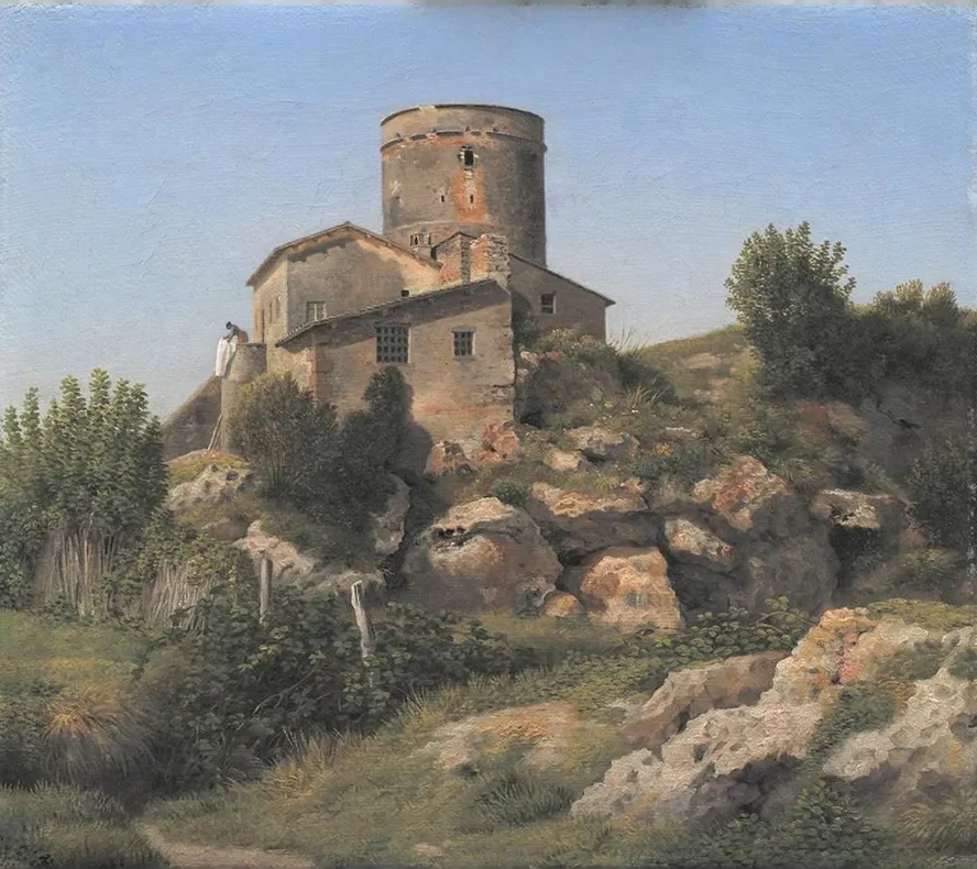 A Building near Tor di Quinto outside Rome
