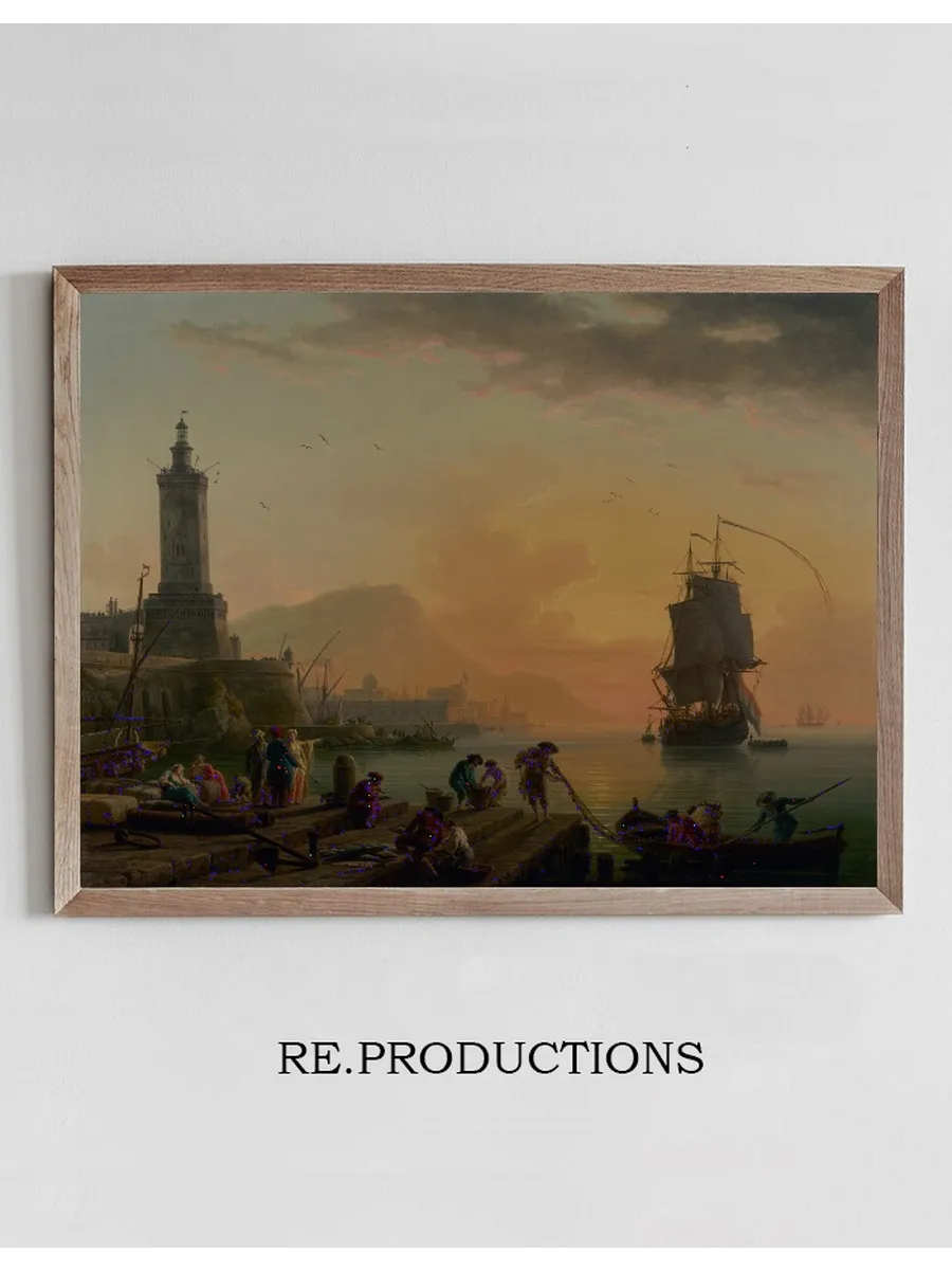 A Calm at a Mediterranean Port