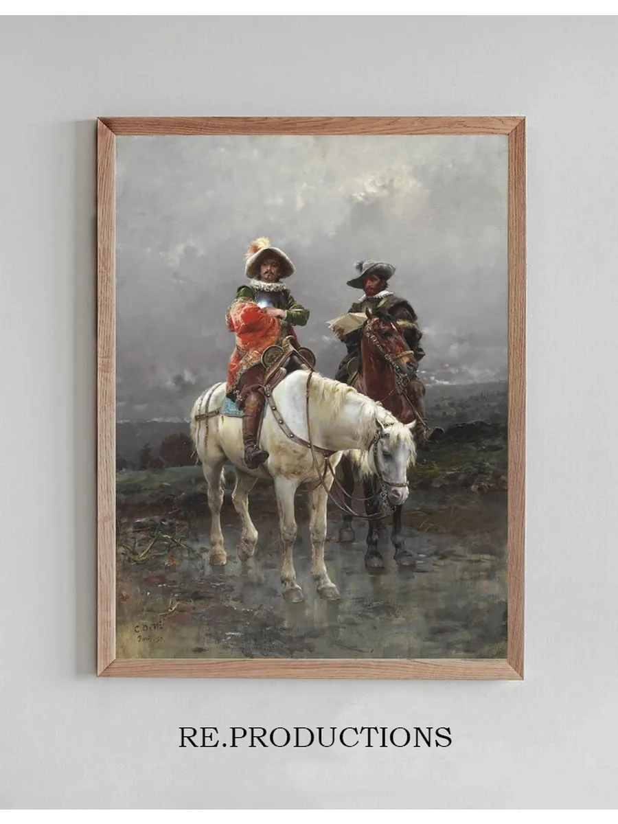 A Cavalier on a White Horse