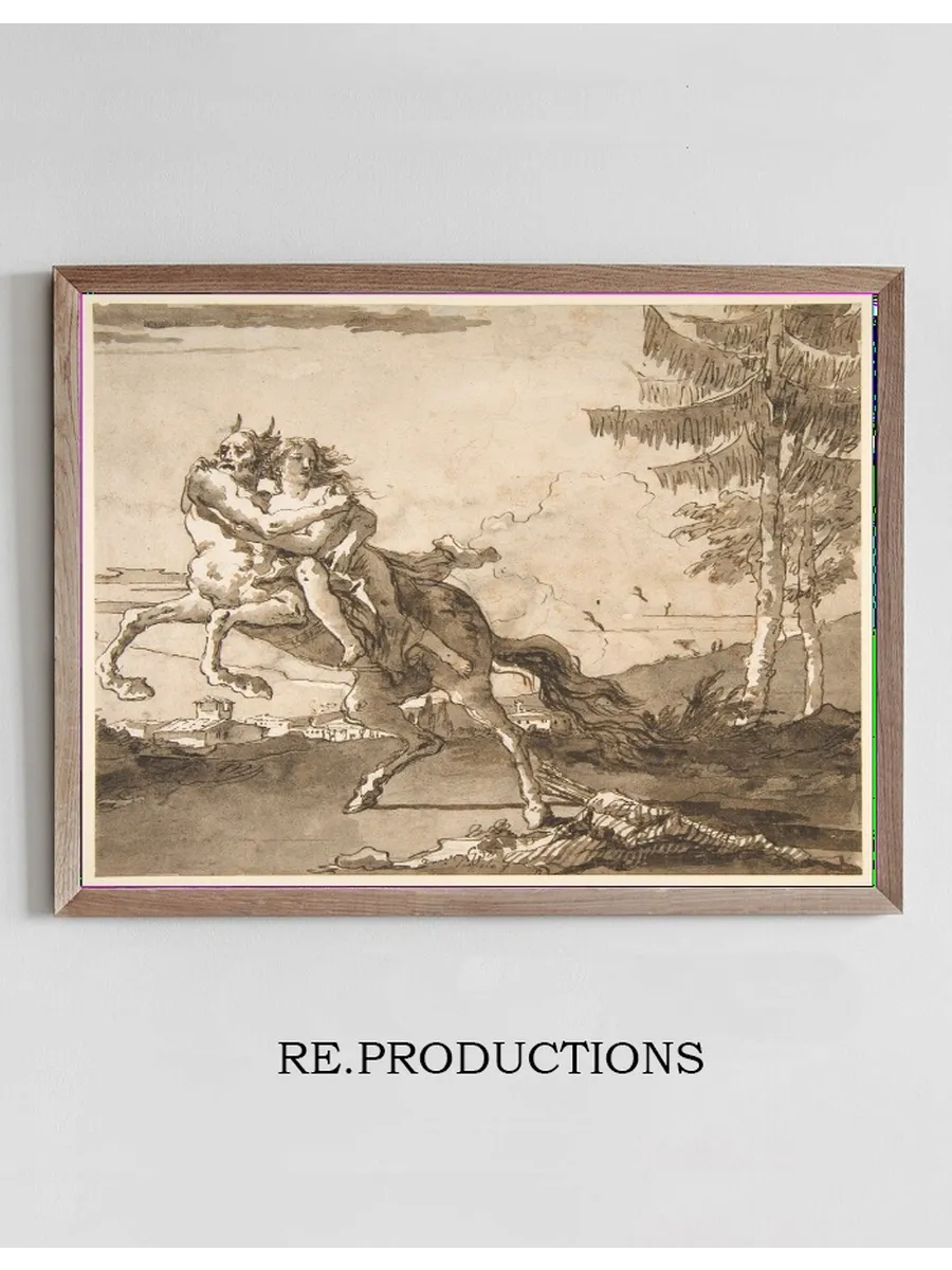 A Centaur Abducting a Nymph