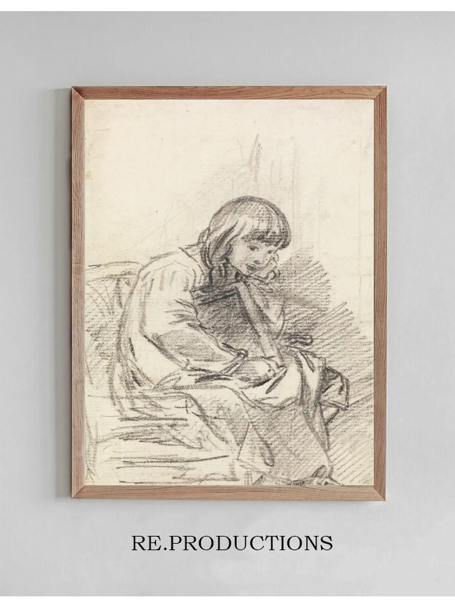 A Child Seated