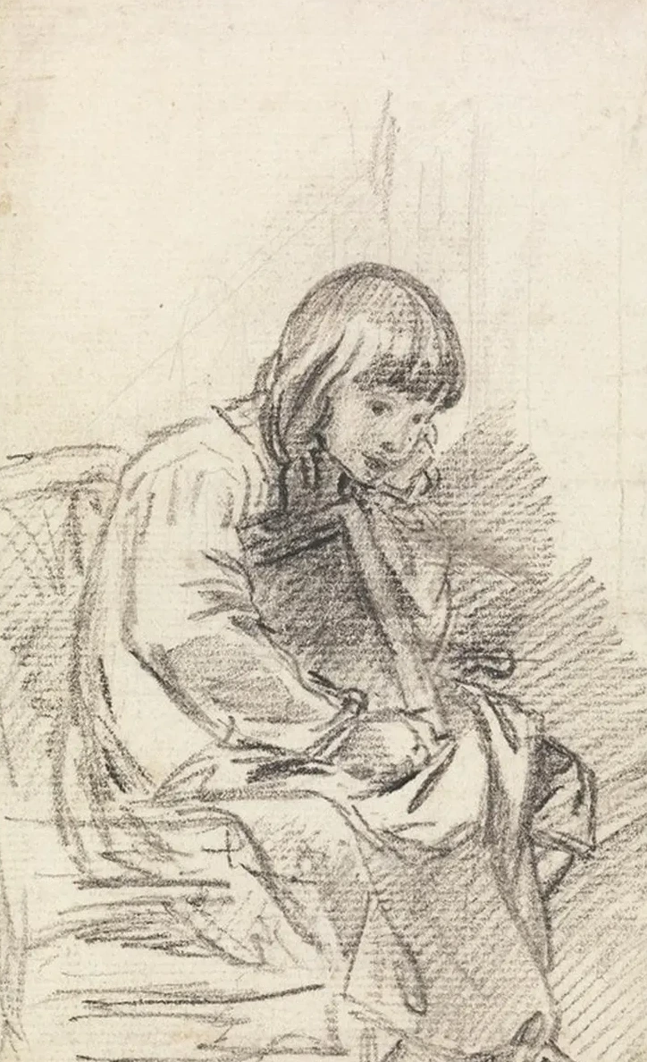 A Child Seated