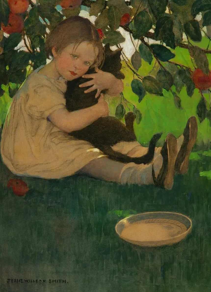 A Child's Book of Old Verses book interior