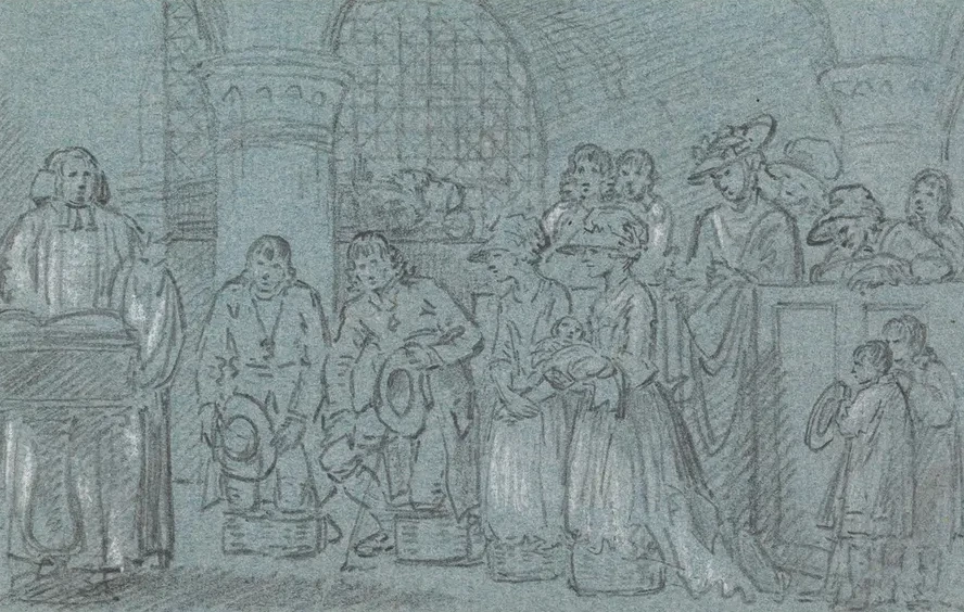A Christening in Chevening Church, Kent