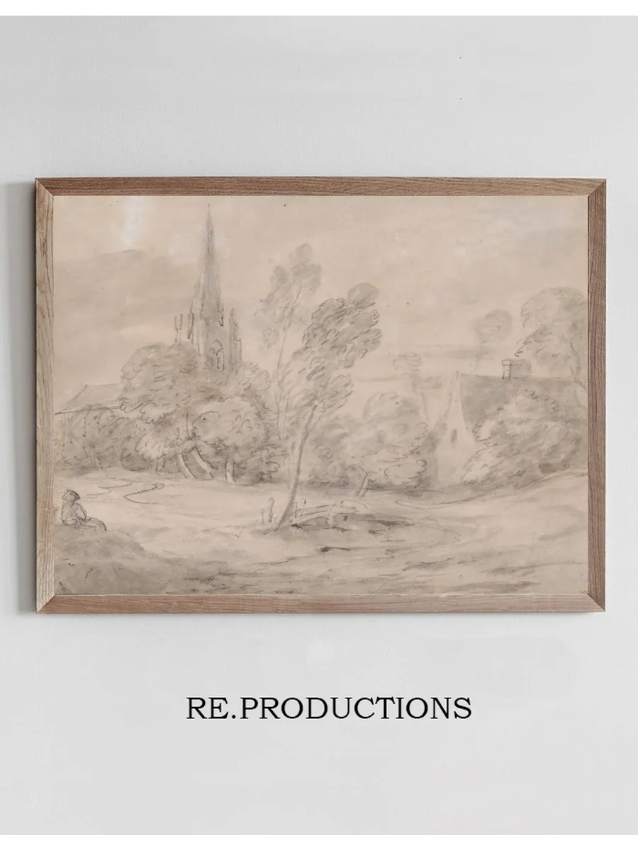 A Church in a Wooded Landscape