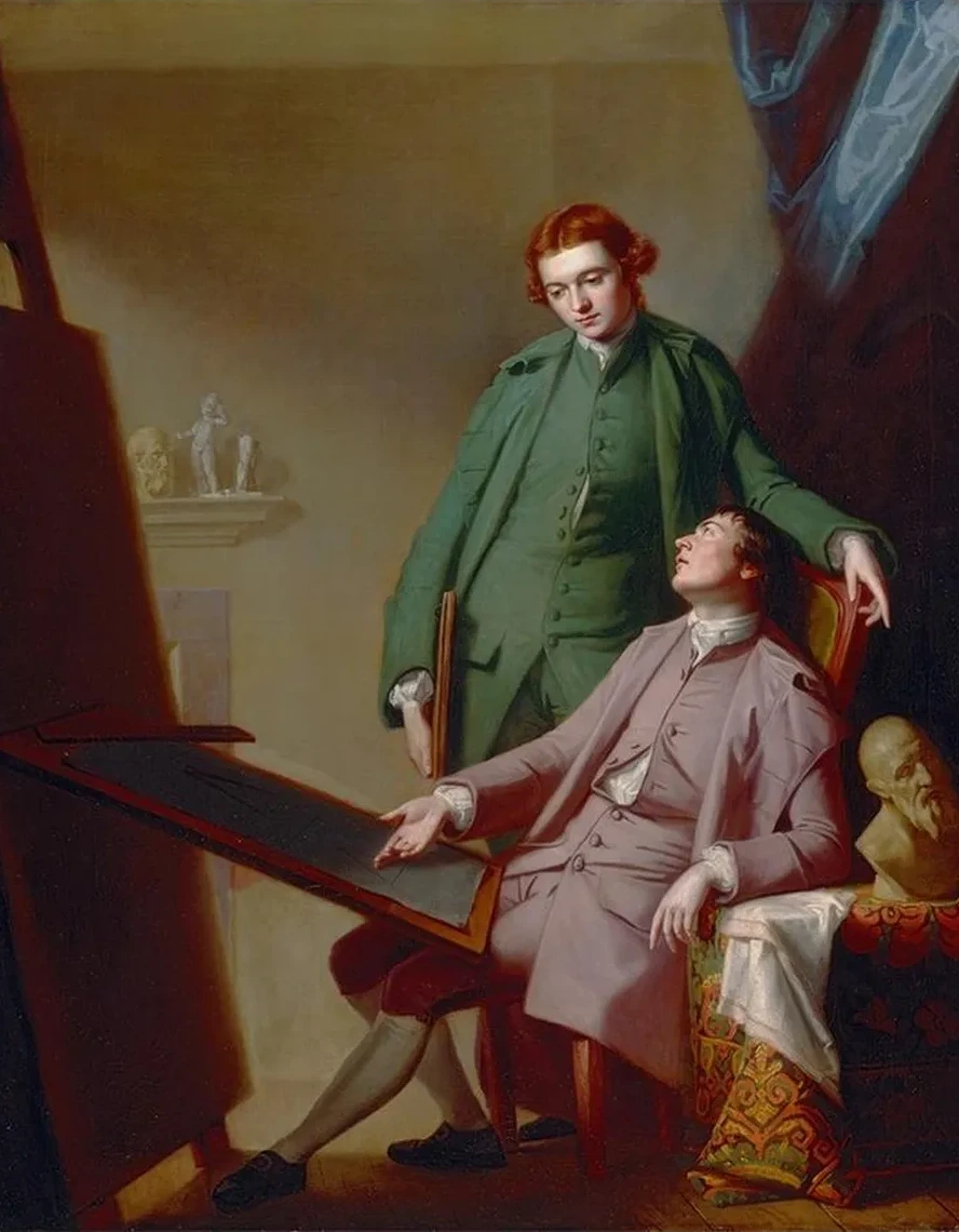 A Conversation (The Artist's Brothers Peter and James Romney)